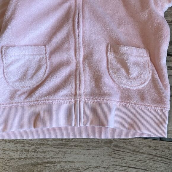 3/$25 Carter’s Velour Bear Ear Zip Up Hoodie - Picture 3 of 6